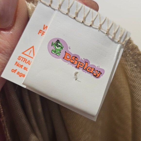 Flapper Dress Girls Size M (7-9) Gold Halloween New Years Eve Play Costume 1920s - Picture 6 of 7